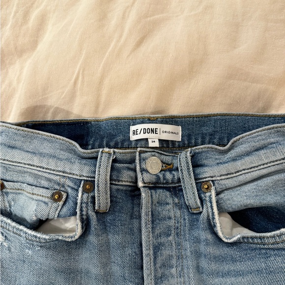 Cropped Re/Done Jeans size 24 - Picture 2 of 5